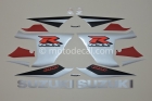 SUZUKI GSX-R 600 2005 RED BLACK DECAL KIT