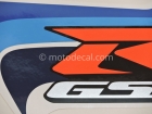 SUZUKI GSX-R 750 2005 BLUE WHITE 20th ANNIVERSARY DECAL KIT