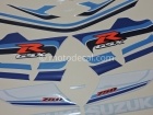 SUZUKI GSX-R 750 2005 BLUE WHITE 20th ANNIVERSARY DECAL KIT