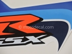 SUZUKI GSX-R 750 2005 BLUE WHITE 20th ANNIVERSARY DECAL KIT