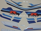 SUZUKI GSX-R 750 2005 BLUE WHITE 20th ANNIVERSARY DECAL KIT