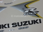 SUZUKI GSX-R 600 2008 YELLOW SILVER DECAL KIT