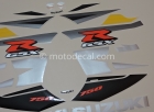 SUZUKI GSX-R 750 2004 YELLOW BLACK DECAL KIT