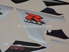 SUZUKI GSX-R 750 2005 BLUE BLACK DECAL KIT