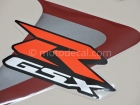 SUZUKI GSX-R 750 2006 RED BLACK DECAL KIT