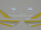 SUZUKI GSX-R 750 2006 YELLOW BLACK DECAL KIT