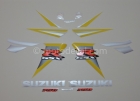 SUZUKI GSX-R 750 2006 YELLOW BLACK DECAL KIT