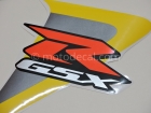 SUZUKI GSX-R 750 2006 YELLOW BLACK DECAL KIT