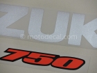 SUZUKI GSX-R 750 2006 YELLOW BLACK DECAL KIT