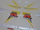 SUZUKI GSX-R 750 2006 YELLOW BLACK DECAL KIT
