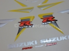 SUZUKI GSX-R 750 2006 YELLOW BLACK DECAL KIT