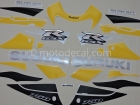 SUZUKI GSX-R 750 2001 YELLOW BLACK DECAL KIT