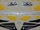 SUZUKI GSX-R 750 2001 YELLOW BLACK DECAL KIT