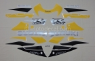 SUZUKI GSX-R 750 2001 YELLOW BLACK DECAL KIT