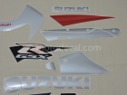 SUZUKI GSX-R 750 2001 RED SILVER DECAL KIT