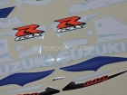 SUZUKI GSX-R 600 2002 BLUE WHITE DECAL KIT