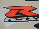 SUZUKI GSX-R 600 2002 BLACK YELLOW DECAL KIT