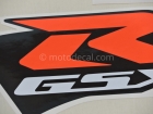 SUZUKI GSX-R 750 2002 RED SILVER DECAL KIT