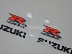 SUZUKI GSX-R 1000 2009 BLUE WHITE DECAL KIT