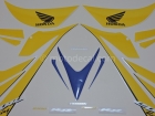 HONDA CBR 1000RR 2006 BLUE YELLOW DECAL KIT