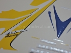 HONDA CBR 1000RR 2006 BLUE YELLOW DECAL KIT
