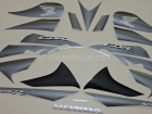 HONDA CBR 125R 2007-2008 BLACK DECAL KIT