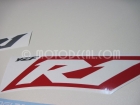 YAMAHA YZF-R1 2003 RED DECAL KIT
