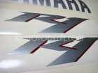 YAMAHA YZF-R1 2007 DARK GREY DECAL KIT