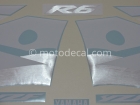 YAMAHA YZF-R6 2003 BLUE DECAL KIT