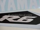 YAMAHA YZF-R6 2003 BLUE DECAL KIT
