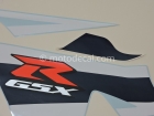 SUZUKI GSX-R 600 2004 BLUE WHITE DECAL KIT