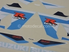 SUZUKI GSX-R 600 2005 BLUE WHITE DECAL KIT